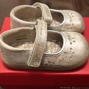 See kai run toddler girl ginger silver sandals